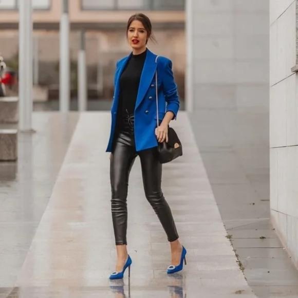 ZARA DOUBLE BREASTED BLAZER BALMAIN STYLE - Picture 7 of 13